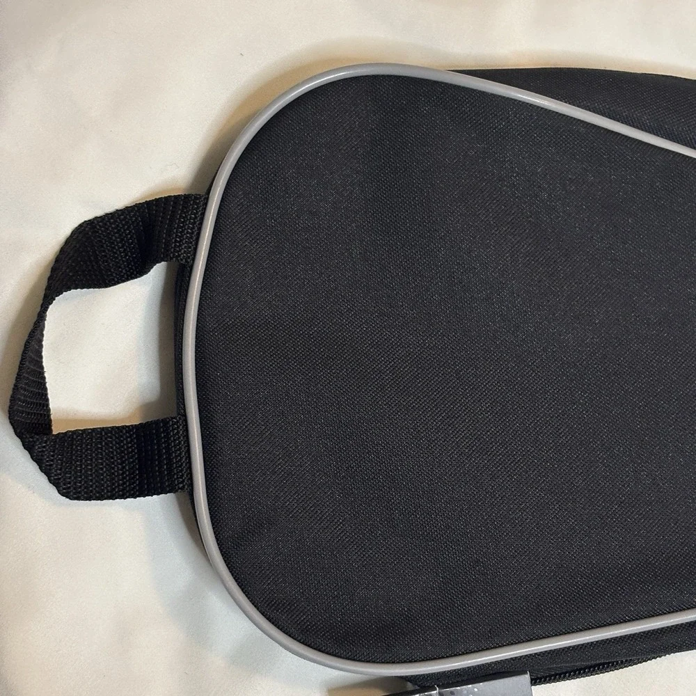 Nike Lacross Stick Bag Black & Silver Duffle w/ Shoulder Strap & Extra Storage